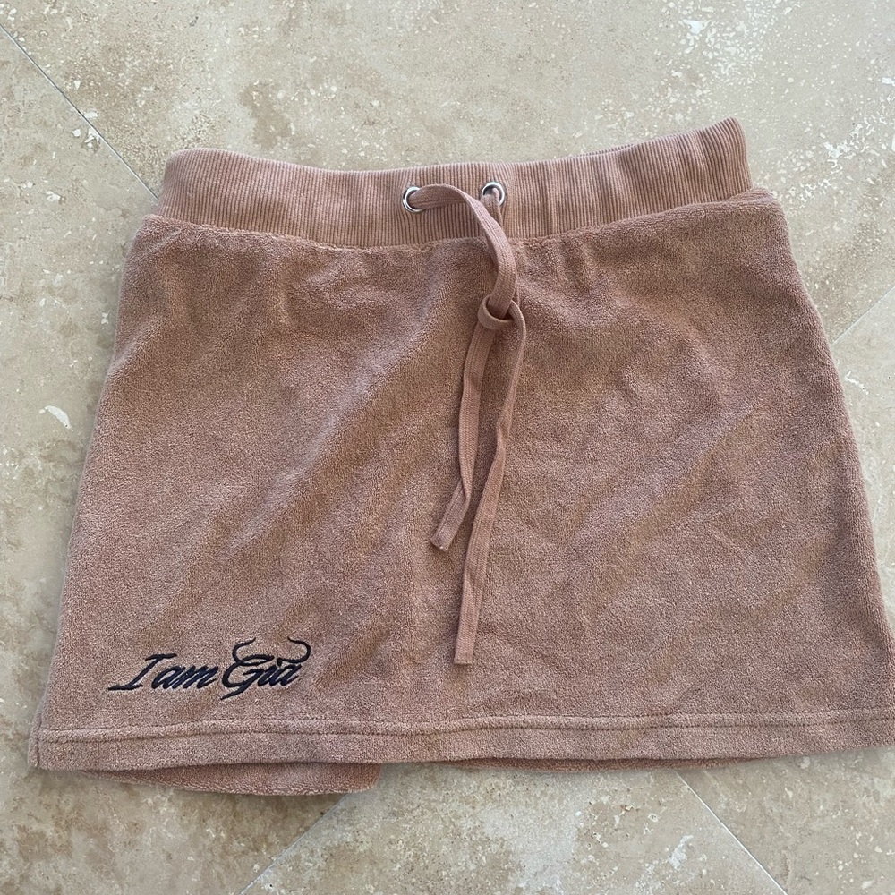I am gia terrycloth skirt nwt